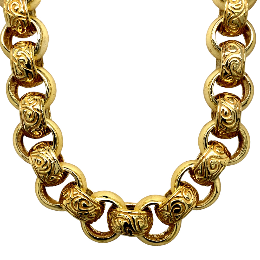 Wave diamond belcher chain pendant by Jessie Thomas | Finematter